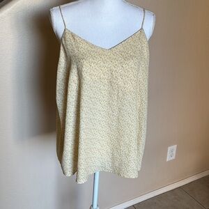 Active USA floral tank top blouse